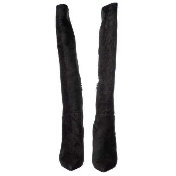 New In Box Le Silla Tall Black suede boots - Picture 2 of 8